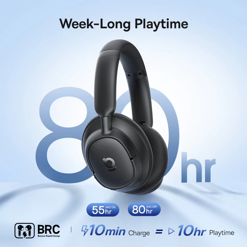 Baseus Bass EH10 NC Wireless Noise Cancelling Headphones - Image 9