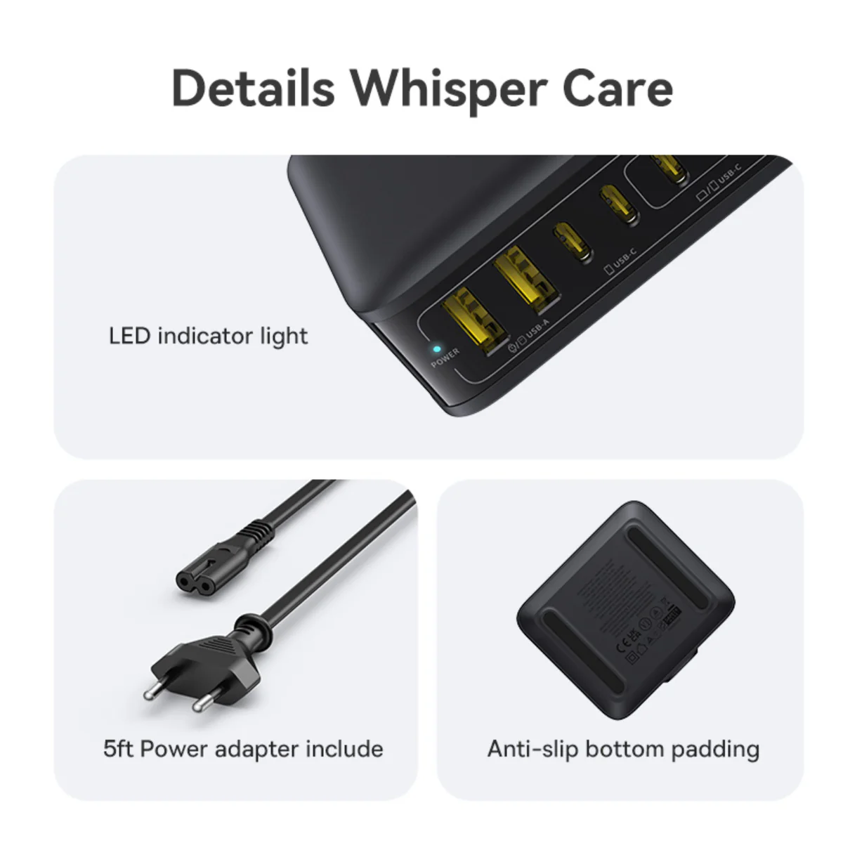 Baseus EnerFill FH21 Desktop Charging Station 4C+2U 120W - Image 4