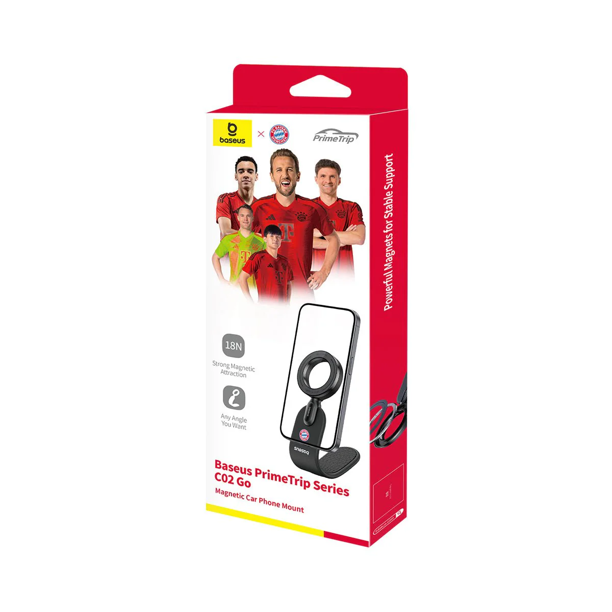 Baseus FC Bayern PrimeTrip C02 Go Magnetic Car Phone Mount - Image 5