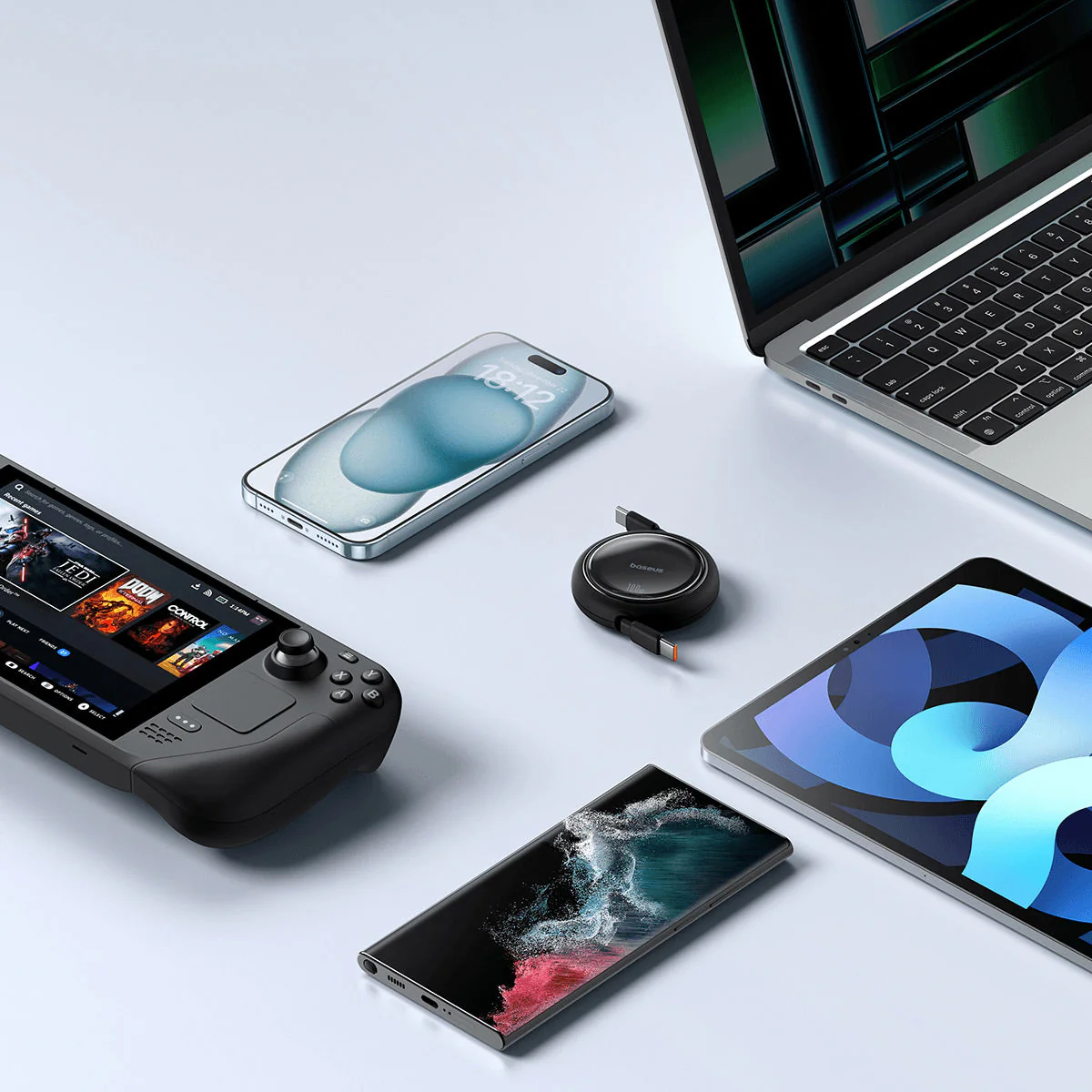 Baseus Free2Pull Mini Retractable USB-C Cable 100W - Image 7