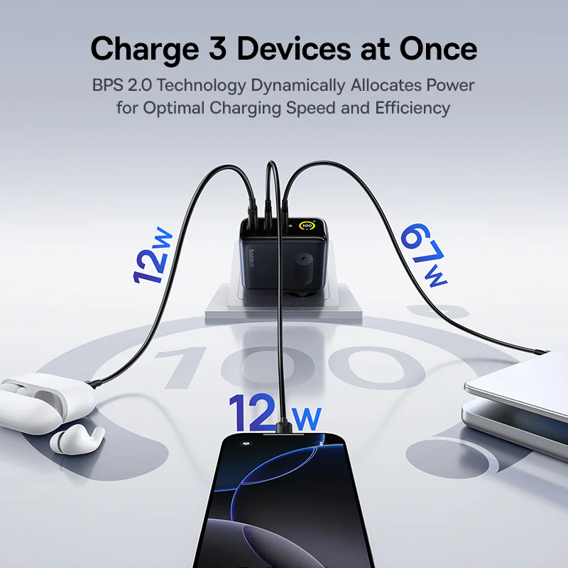 Baseus PicoGo AE21 Fast Charger 2C+U 100W - Image 5