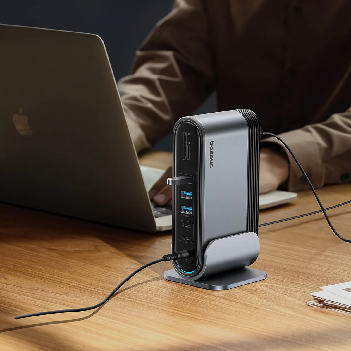 Baseus UnionJoy 17-in-1 Triple Display Docking Station - Image 7